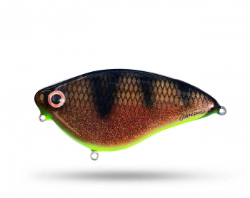 Juhlin Baits Pancake - Hot Glitter Copper Walleye Juhlin Baits Pancake - Hot Glitter Copper Walleye